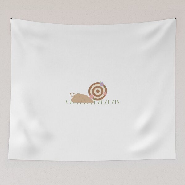 Item preview, Floral Shell Snail Cottagecore Art Print designed and sold by QuirkyCartel.