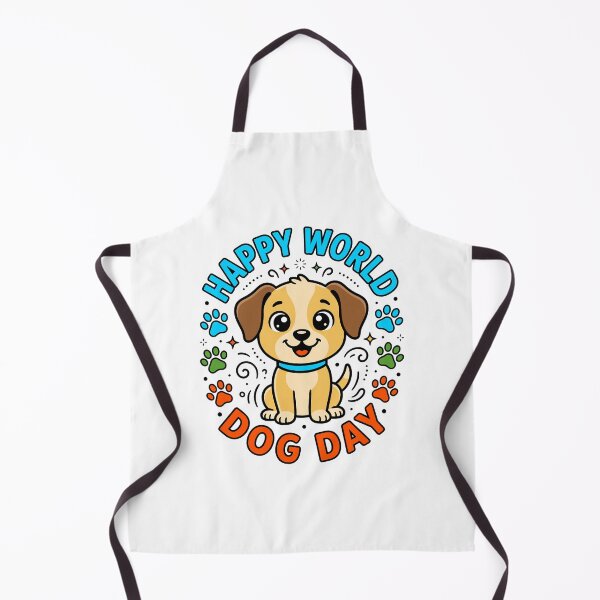 Item preview, Happy World Dog Day Cute Puppy Celebration designed and sold by Dmo3HarkoArt.