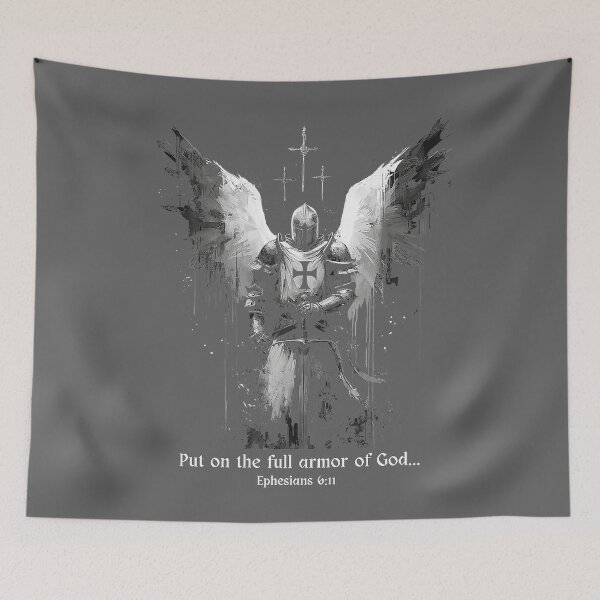Item preview, Christian Knight Templar Crusader Warrior Catholic Men Women designed and sold by KristineLi.