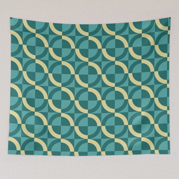 Item preview, Retro Geometric Circles Pattern designed and sold by Zaya_art.