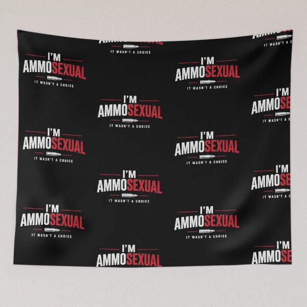 Item preview, I'm Ammosexual It Wasn't a Choice Funny Gifts For Gun Lovers designed and sold by Lina Caro.