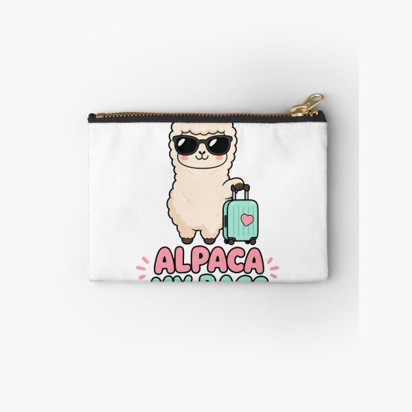 Item preview, Alpaca My Bags Cute Kawaii Alpaca with Suitcase designed and sold by BoosterShop.