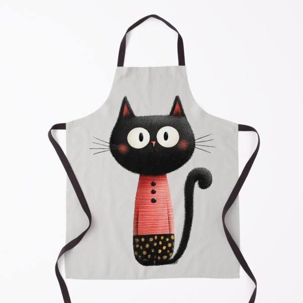 Item preview, Cute Black Cat with Polka Dot Pattern designed and sold by colorful-white.