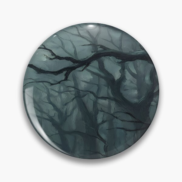 Item preview, Dark Enchanted Forest Gothic Landscape | Haunted Misty Woods Fantasy Art designed and sold by cr6zym1nd.