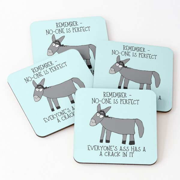 Item preview, "Everyone's Ass has a crack in it" Dopey Donkey by Everything Eli designed and sold by EverythingEli.