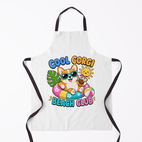 Item preview, Cool Corgi Tropical Beach Club designed and sold by Lobory.