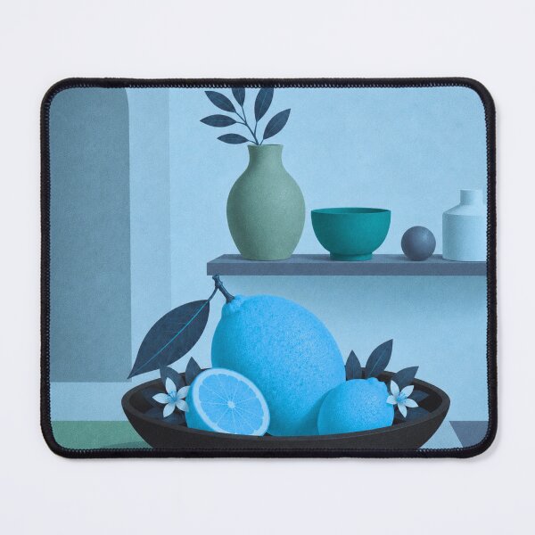 Item preview, Blue Lemon Still Life designed and sold by joycrysstudio.