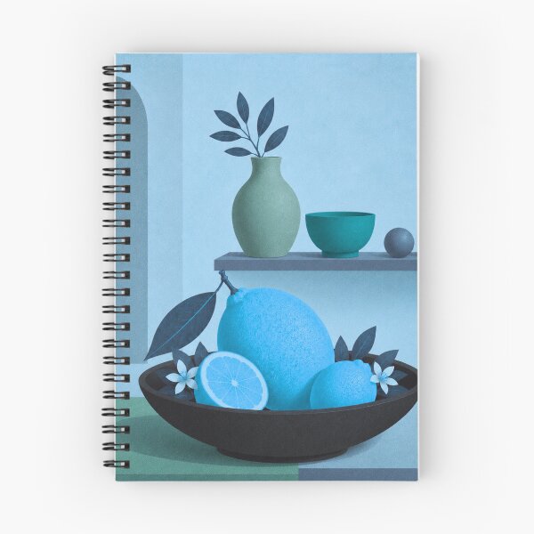 Item preview, Blue Lemon Still Life designed and sold by joycrysstudio.