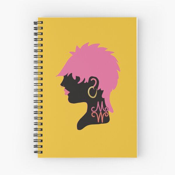 Item preview, Pink Punk Mullet Mohawk Shag Hairstyle Girl Silhouette designed and sold by Karin Taylor.