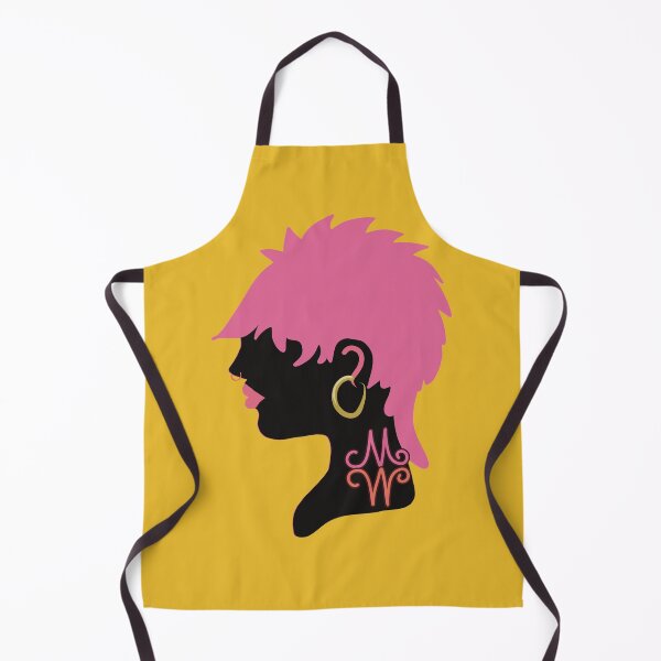 Item preview, Pink Punk Mullet Mohawk Shag Hairstyle Girl Silhouette designed and sold by Karin Taylor.