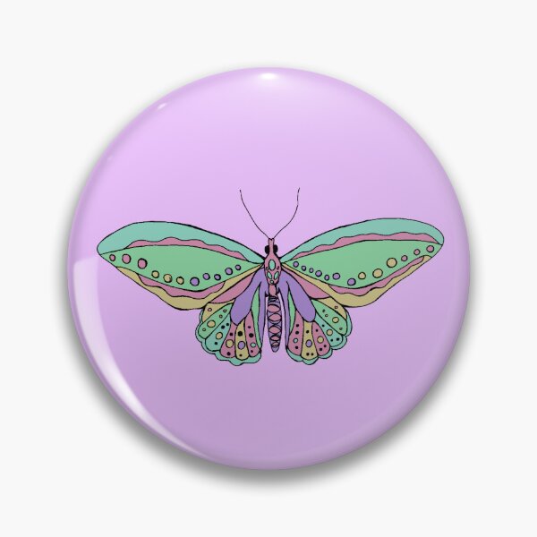 Item preview, Multicolored Pastel Butterfly designed and sold by beautifulprince.