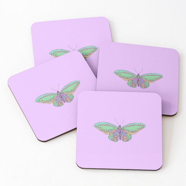 Item preview, Multicolored Pastel Butterfly designed and sold by beautifulprince.