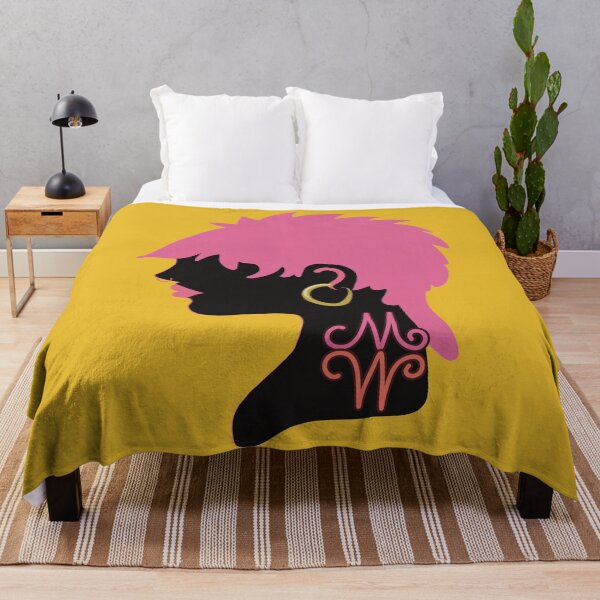Item preview, Pink Punk Mullet Mohawk Shag Hairstyle Girl Silhouette designed and sold by Karin Taylor.