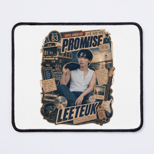 Item preview, Leeteuk Soft Ballad Nostalgia Music Vibe Illustration designed and sold by Valeree Store.