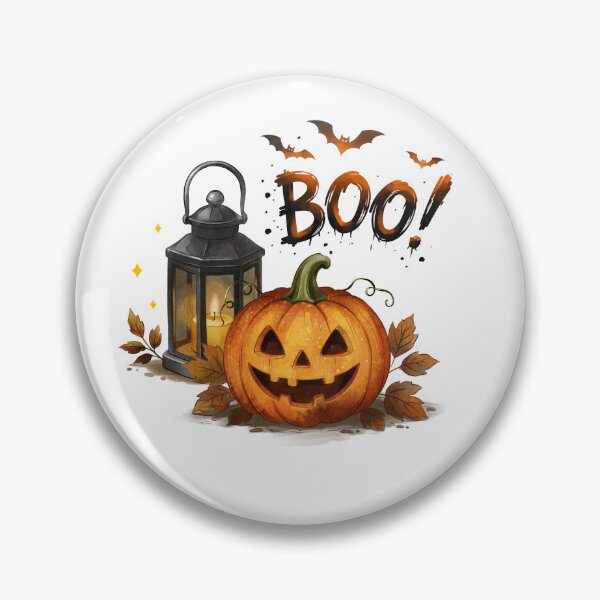 Item preview, Halloween Pumpkin Lantern BOO designed and sold by Ms. Iryna.