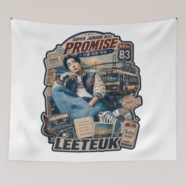 Item preview,  Park Leeteuk Promise Fine Line Minimalist Portrait designed and sold by Valeree Store.