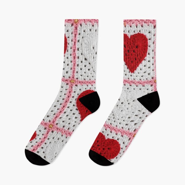 Item preview, Red Heart Crochet Cotton Pink White Valentine designed and sold by LuisWorks.