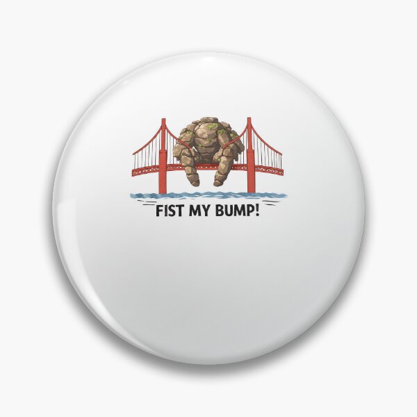 Item preview, Rocky Fist My Bump Golden Gate Bridge Funny Sci-Fi designed and sold by DarylPope.
