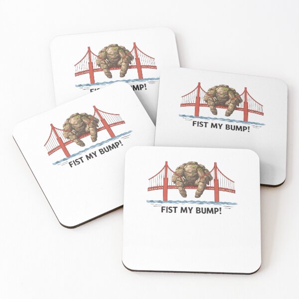 Item preview, Rocky Fist My Bump Golden Gate Bridge Funny Sci-Fi designed and sold by DarylPope.