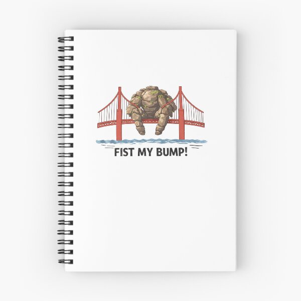Item preview, Rocky Fist My Bump Golden Gate Bridge Funny Sci-Fi designed and sold by DarylPope.