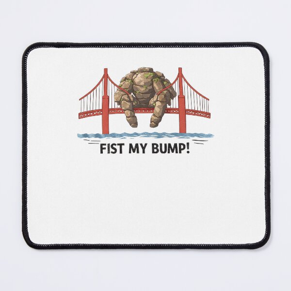 Item preview, Rocky Fist My Bump Golden Gate Bridge Funny Sci-Fi designed and sold by DarylPope.