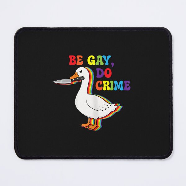 Item preview, Be Gay Do Crime Goose Pride Rainbow Queer CSD LGBTQ designed and sold by FrankIsabel.