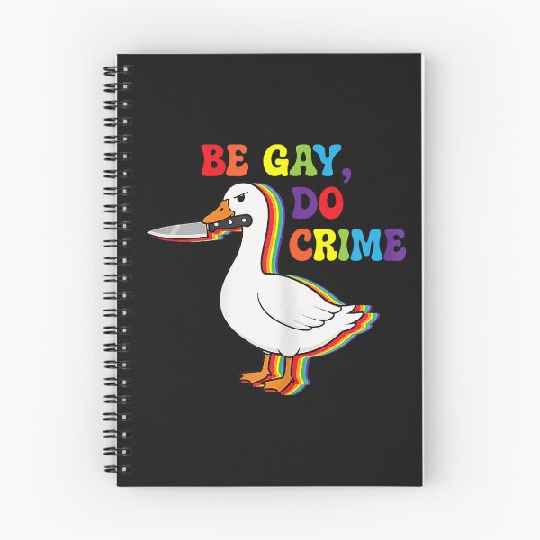 Item preview, Be Gay Do Crime Goose Pride Rainbow Queer CSD LGBTQ designed and sold by FrankIsabel.