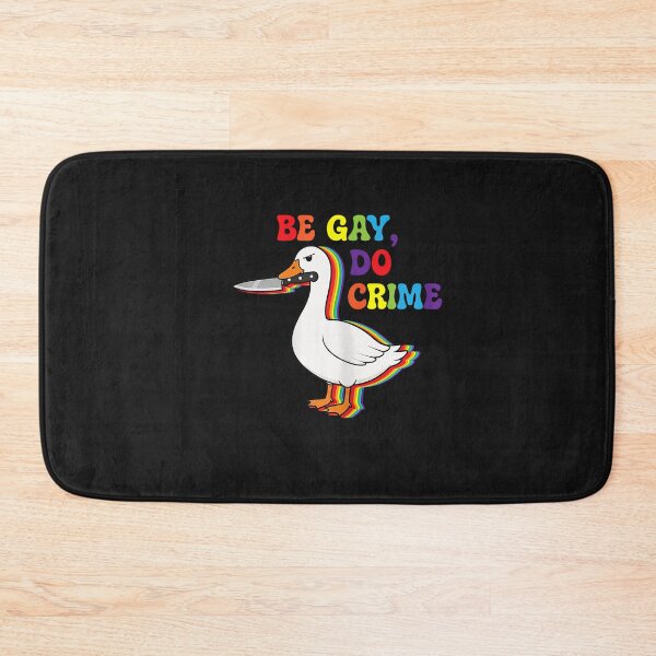 Item preview, Be Gay Do Crime Goose Pride Rainbow Queer CSD LGBTQ designed and sold by FrankIsabel.