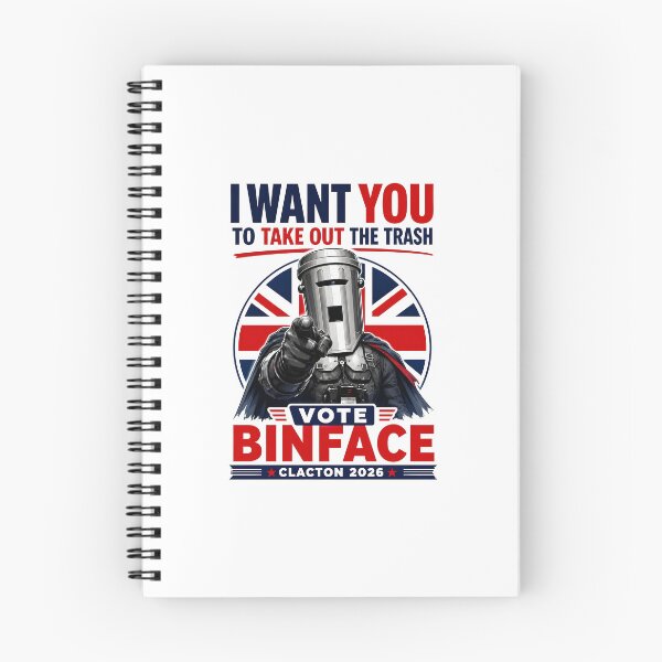 Item preview, Vote Binface I Want You To Take Out The Trash Clacton 2026 Political Satire designed and sold by DarylPope.