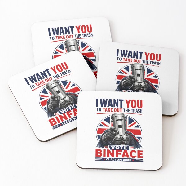 Item preview, Vote Binface I Want You To Take Out The Trash Clacton 2026 Political Satire designed and sold by DarylPope.