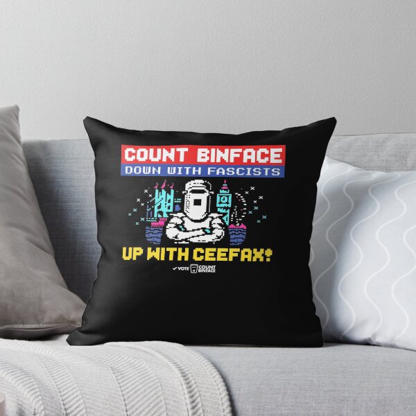Item preview, Binface Down With Fascists Up With Ceefax Funny Political Parody designed and sold by DarylPope.