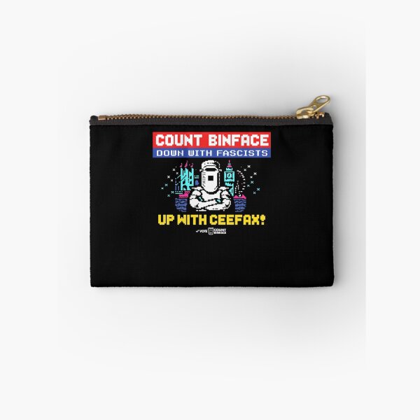Item preview, Binface Down With Fascists Up With Ceefax Funny Political Parody designed and sold by DarylPope.