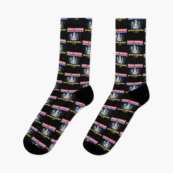Item preview, Binface Down With Fascists Up With Ceefax Funny Political Parody designed and sold by DarylPope.