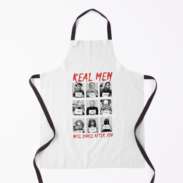 Item preview, Real Men Will Chase After You Horror Villains Vintage Halloween Design designed and sold by DarylPope.