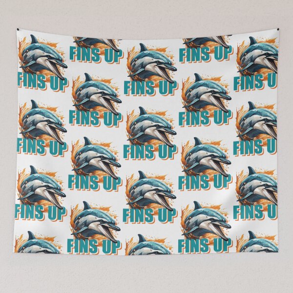 Item preview, Dolphins Fins Up designed and sold by arantxase.