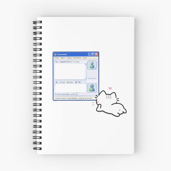 Item preview, Cute Cat Waiting for message Retro Internet Nostalgia designed and sold by TrxshWear.