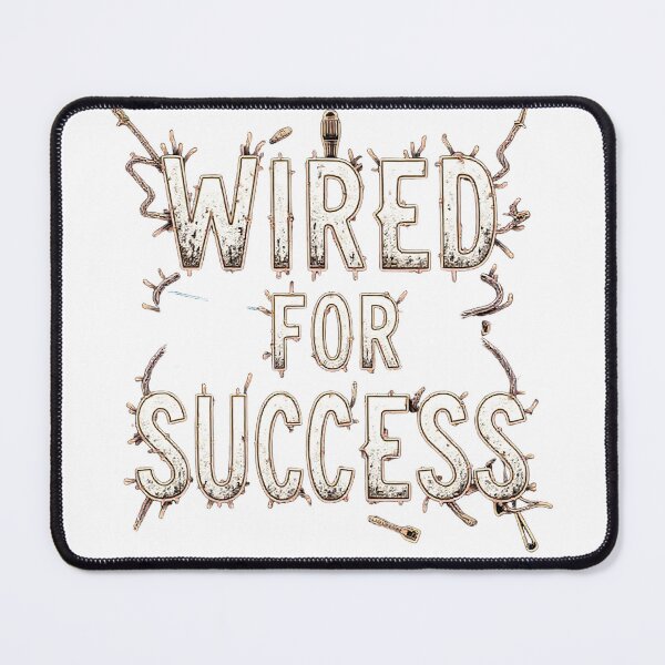 Item preview, Wired for Success Electrician Shirt, Motivational Trade Gift, Electrician Apparel designed and sold by Flownow.