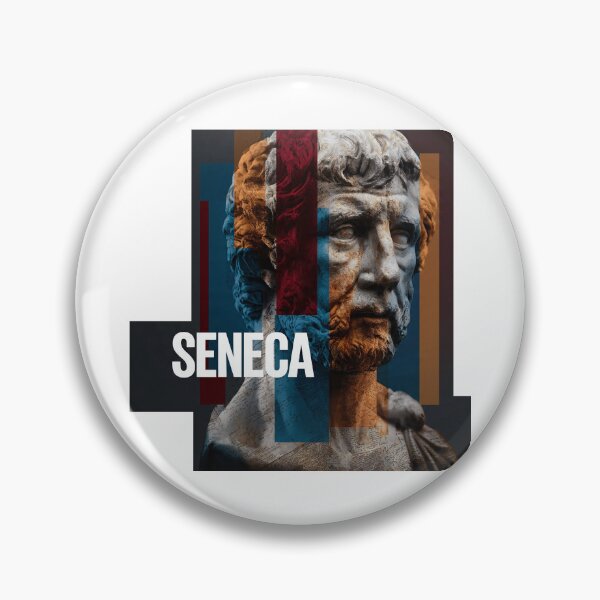 Item preview, Seneca Stoic Philosopher Poster - Abstract Portrait Philosophy Art designed and sold by OzzFrequency.