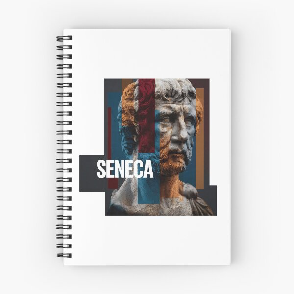 Item preview, Seneca Stoic Philosopher Poster - Abstract Portrait Philosophy Art designed and sold by OzzFrequency.