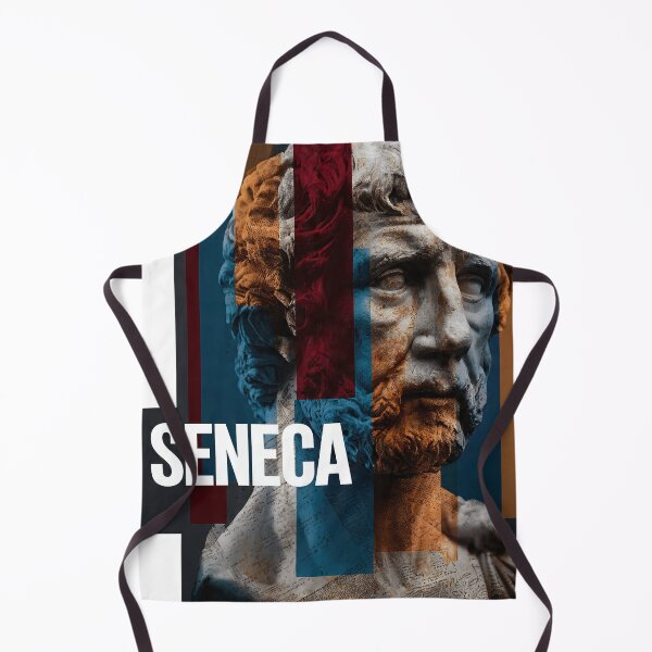 Item preview, Seneca Stoic Philosopher Poster - Abstract Portrait Philosophy Art designed and sold by OzzFrequency.