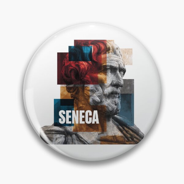Item preview, Seneca Stoic Philosopher Poster - Abstract Portrait Philosophy Art designed and sold by OzzFrequency.
