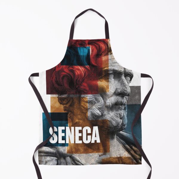 Item preview, Seneca Stoic Philosopher Poster - Abstract Portrait Philosophy Art designed and sold by OzzFrequency.