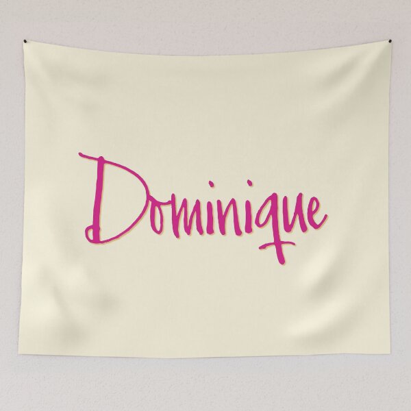 Item preview, DOMINIQUE personalized type design designed and sold by CharlottePlaceArt.