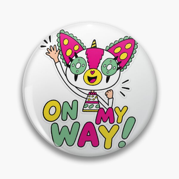 Item preview, On My Way Cute Monster designed and sold by GalleryGlow Fantasy Art.