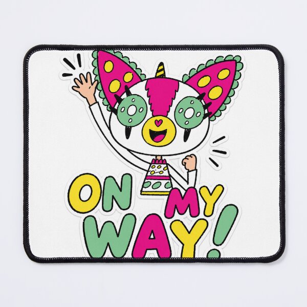 Item preview, On My Way Cute Monster designed and sold by GalleryGlow Fantasy Art.