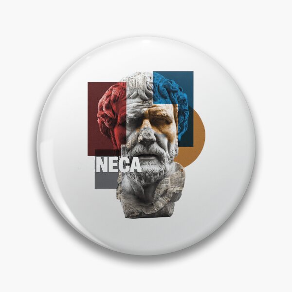 Item preview, Seneca Stoic Philosopher Poster - Abstract Portrait Philosophy Art designed and sold by OzzFrequency.