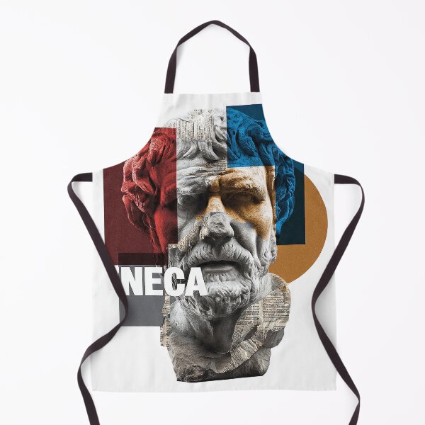 Item preview, Seneca Stoic Philosopher Poster - Abstract Portrait Philosophy Art designed and sold by OzzFrequency.