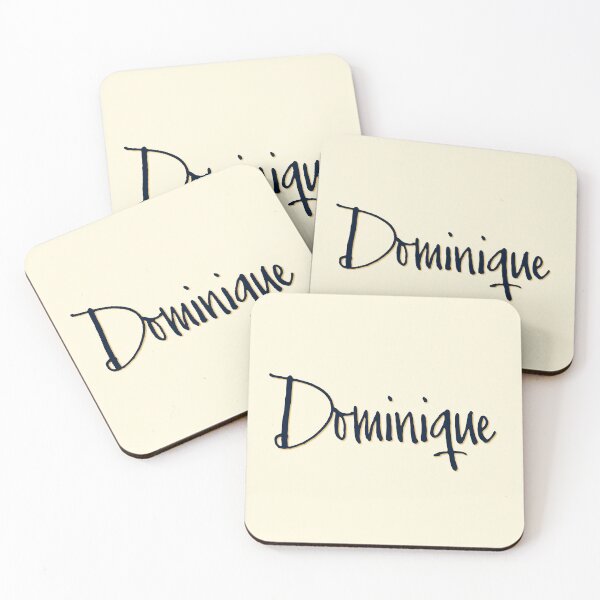 Item preview, DOMINIQUE personalized type design designed and sold by CharlottePlaceArt.