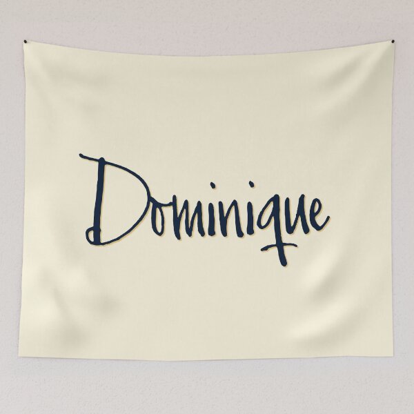 Item preview, DOMINIQUE personalized type design designed and sold by CharlottePlaceArt.