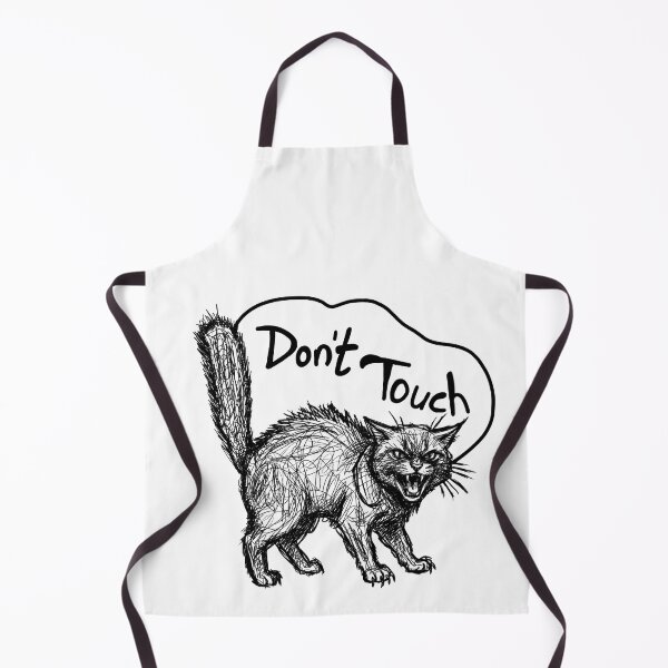 Item preview, Don't Touch Angry Cat Vintage Sketch designed and sold by S.K.Singh.
